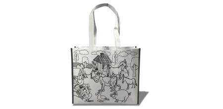Sacola de compras-tecido não tecido
